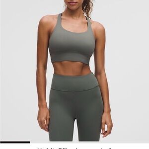 Lululemon Athletica Sage Green Sports Bra